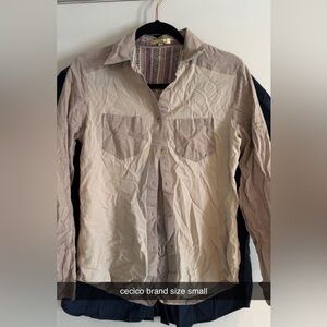 Cecico Sz Small Button Down Shirt